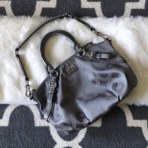 - FIRM - Coach Gray Zippered Handbag